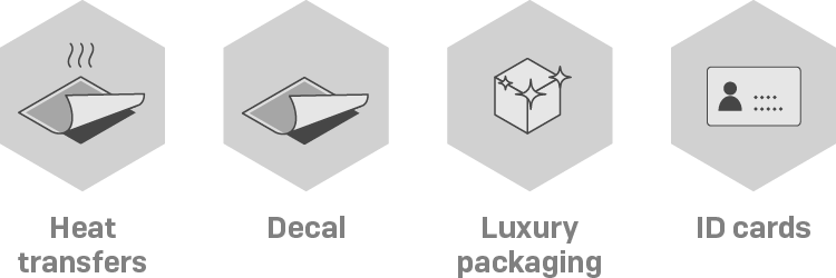 INO A6 printing line - products