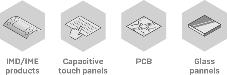INO M8 printing line - products